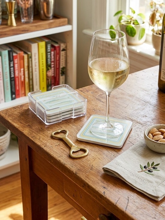 Other - New Sardines Happy Hour Coasters Set Of 4 home kitchen table summer